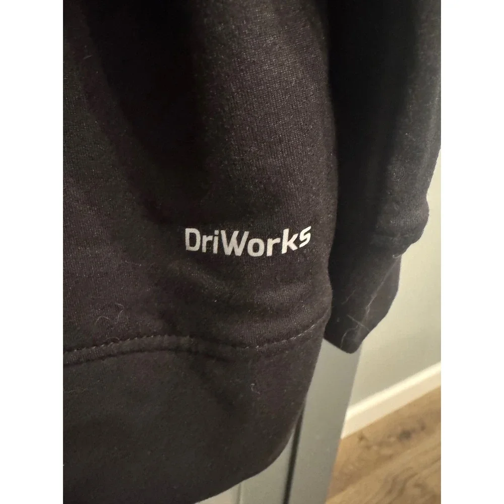 Athletic Works Dri works Kids Black Full Zip Hoodie Jacket L 10/12